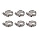 thumbnail image 4 of 30 piezas Abrazaderas de manguera Estilo alemán Abrazadera de línea de combustible de acero inoxidable 304 ajustable Clips de tubo de tubería 13-23, 4 of 9