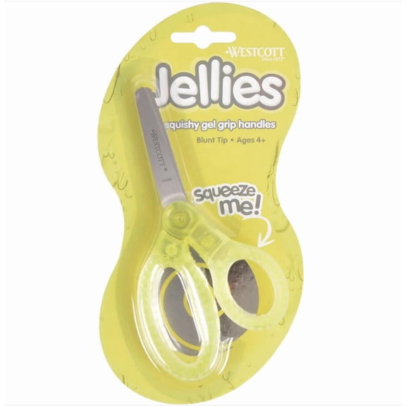 Westcott Jellies Student Scissors Blunt Tip 5", Green