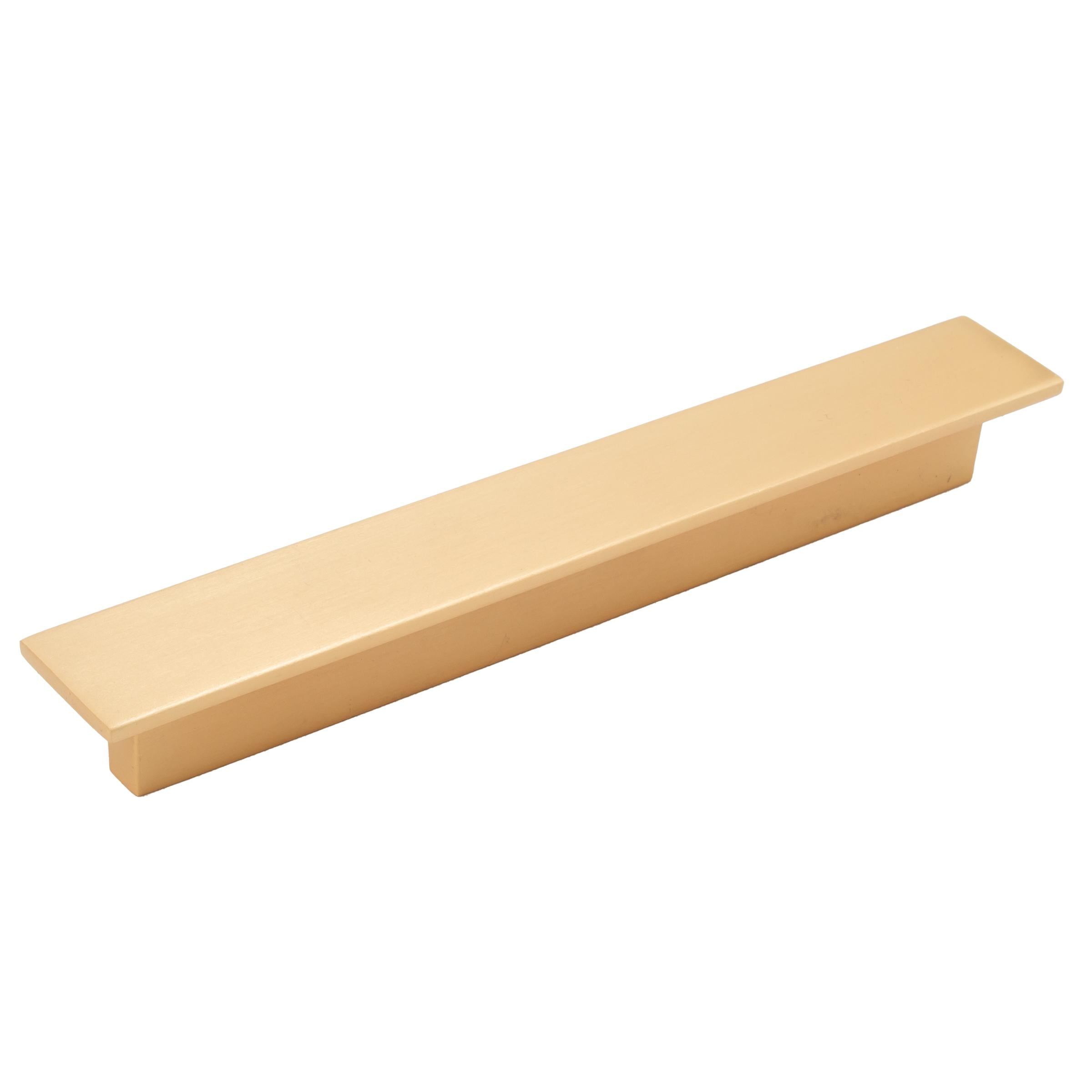 Mesa Pull, 128 Millimeters, Satin Brass by Stone Harbor
