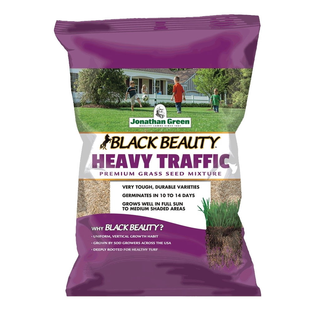 Black Beauty Heavy Traffic Grass Seed, 25 Lb