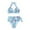 Bleu Clair, variante sur Bas de Bikini pour Femmes, Mode Personnalité, Confortables, à Imprimé Rayé Chaud, Couleur Unie, Coupe en V, Bas de Bikini pour Femmes, Bandes de Cire de Bikini, Peau Sensible, Taille Haute, String de Bikini, Ensemble de Bikini, Bas de Bikini pour Femmes