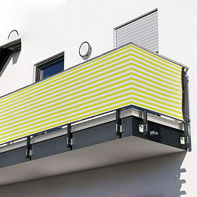 Outdoor Sunny Shade Cloth, Pergola, And Backyard Patio Sunshade With Protection, Heat Material, Reinforced Grommets(Yellow),(B)