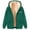 Blackish Green, variant on Bovemsi Sweatshirt for Women Fashionable And Casual Fleece Lined Thickened Warm Hooded Zip Up Hoodie