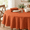 Bison-70" (Round), variant on Cameron Tablecloth (nile Blue 52" X 70" Rectangular)