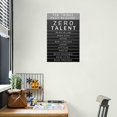thumbnail image 2 of Inspirational Canvas Wall Art Motivational Painting Positive Entrepreneur Quotes Poster Ten Things That Require Zero Talent Pictures Print Wall Decor Artwork for Bedroom Office Framed 18''x12'', 2 of 6