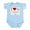 Sky Blue, variant on CafePress - I Love My Dominican Dad Infant Bodysuit - Baby Light Bodysuit, Size Newborn - 24 Months