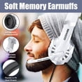 thumbnail image 3 of Bengoo Pro Gaming Auriculares Para Ps4 Ps5 Pc Xbox One Controlador Cancelación De Ruido Auriculares Over Ear Con Micrófono Luz Led Bajo Envolvente Orejeras De Memoria Suave Para Laptop Mac - Blanco, 3 of 5