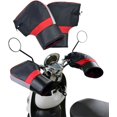 thumbnail image 2 of Guantes de manillar Guantes de ciclismo de invierno impermeables a prueba de viento Manoplas Universal Moto Calentador de manos Moto de nieve Scooter ATV Moto Mango Guantes de agarre Guantes térmicos, 2 of 3