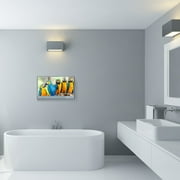 Soulaca 22 inches Magic Smart Mirror LED TV for Bathroom Waterproof Shower Television WiFi Bluetooth DTV Atsc New