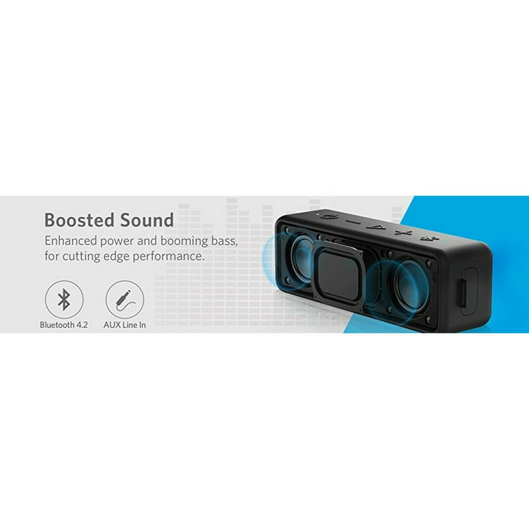 ANKER SoundCore 2 Portable Bluetooth Speaker, Black