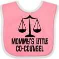 thumbnail image 3 of Inktastic Mommy Little Co Counsel Lawyer Boys or Girls Baby Bib, 3 of 4