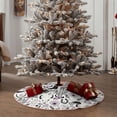 thumbnail image 5 of Daiia Cowboy Drawing Merry Christmas Tree Skirt , Xmas Large Lace-up Tree Skirt, Santa Snowflakes Rustic Home Decorations New Year Party Farmhouse Decor-36", 5 of 7