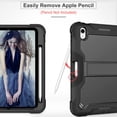 thumbnail image 5 of 3 Layers Multi-Functional Case For iPad (A16) 11th / 10th Generation Shockproof Cover Built-in Kickstand & Pencil Holder, 5 of 9