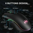 thumbnail image 5 of LNGOOR 2.4G Wireless Gaming Mouse,Rechargeable Computer Gaming Mouse, 5 of 9