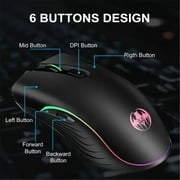 POINTERTECK 2.4G Wireless Gaming Mouse,Rechargeable Computer Gaming Mouse
