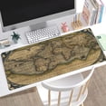 thumbnail image 5 of Desk Mat World Map 35.5" x 15.7" Mouse Pad Large,Keyboard Mats for Desk,Extended Mouse Pad,Non-Slip Base Stitched Edges Desk Pad,Desk Cover,Home Office Accessories, 5 of 6