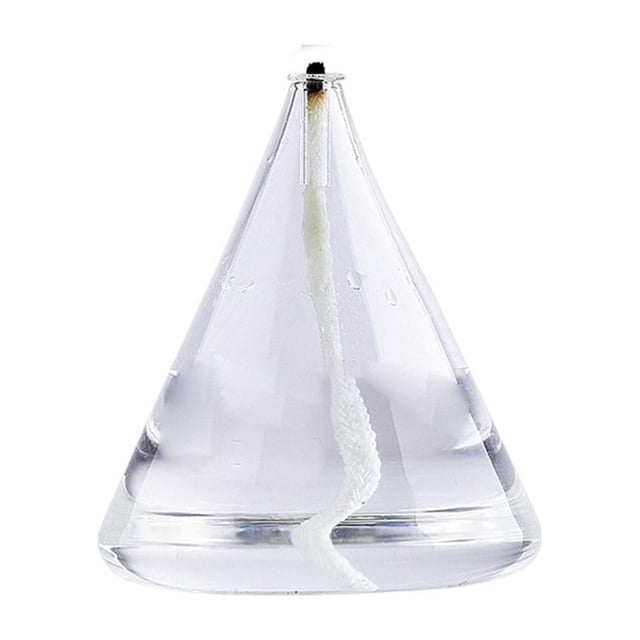 Advancent Lámpara de quema de aceite de vidrio soplado a mano Regalo de decoración del hogar Estrella de cinco puntas Iluminación y accesorios Cono