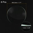 thumbnail image 2 of Uxcell 8 Pack 43.5mm Dia. Watch Glass Crystal Lens, Single Dome Round 1.5mm Edge Thickness Clear, 2 of 5