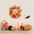 thumbnail image 4 of 17in Fall Wreath, Autumn Wreath for Front Door, for Home Wall Porch Outdoor/Indoor Harvest Thankgivings Holiday Decorations, 4 of 13