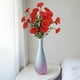thumbnail image 5 of Flores de enredadera de simulación roja realistas artificiales, 5 of 5