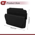 thumbnail image 4 of Estuche para Gafas de Sol del Coche Unique Bargains con Diseño Magnético, Estuche Universal para Parasoles de Coche, Ante Negro 20x14.5cm 1 Pcs, 4 of 7