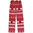thumbnail image 6 of Sinhoon Matching Family Pajamas Sets Christmas Matching Holiday Pjs Letter Print Top and Plaid Pants Sleepwear (Red-Women/L), 6 of 7