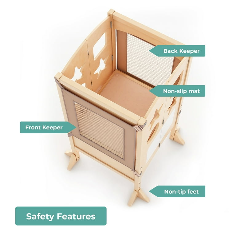 Guidecraft folding online kitchen helper