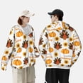 thumbnail image 6 of Kll Happy Thanksgiving Day Print Men'S Women’s Upf 50+ Sun Protection Outdoor Hoodie Jacket Long Sleeve Fishing Hiking Performance Shirt- 3x-Large, 6 of 8