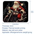 thumbnail image 5 of Santa Claus Mousepad 8.3x9.8 Inch Square Non-Slip Rubber Bottom Printed Desk Mat - Suitable for Office and Gaming, 5 of 6