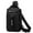 Black, variant on Crossbody Bag, Shoulder Bag, Multifunctional Crossbody Bag, Strap Backpack Bag Shoulder Chest Bag with USB Charging Port
