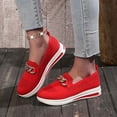 thumbnail image 7 of YOUYEDIAN Womens Orthopedic Shoes Arch Support Slip on Non Slip Tennis Shoes Wide Width Knitted Mesh Stretch Walking Shoes Soft 2026 New Orthopedic Shoes (Red), 7 of 7