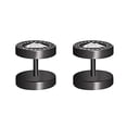 thumbnail image 4 of 4xElegantes Aretes Para Hombres Y Mujeres Aretes Redondos De Metal Joyería Piercing Estilo I, 4 of 8