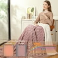 thumbnail image 6 of GARVEE Electric Heated Throw Blanket,50"x60" Soft Flannel Heating Blanket with 6 Heating Levels & 4 Hours Auto Shut Off,Pink, 6 of 8