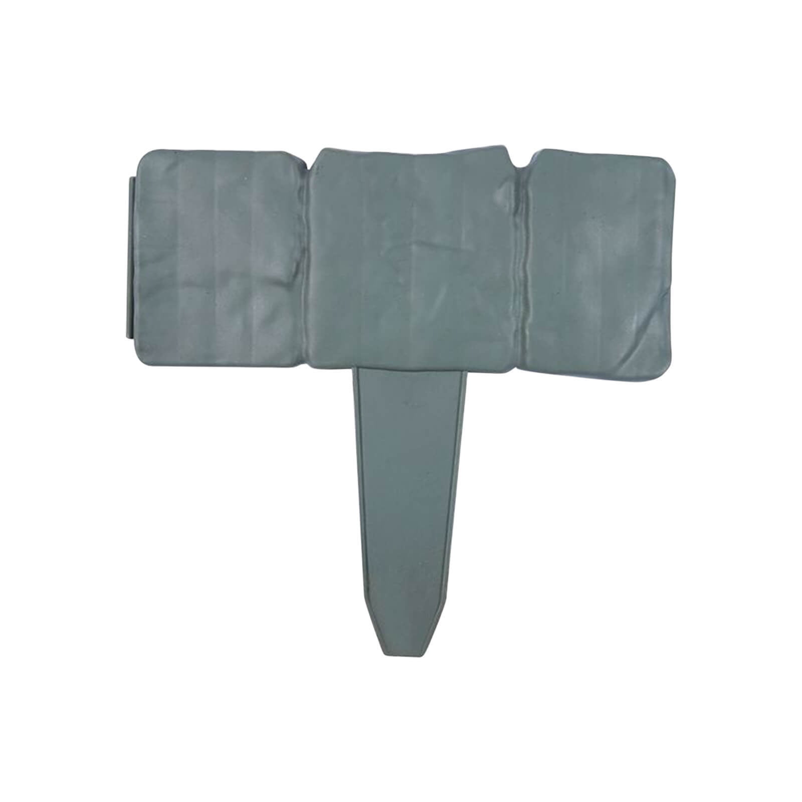 Ovzne 24-Pack Plastic Garden Edging Border, Flexible Faux Landscape Fence for Yard Flower Bed Pathway Decor
