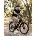 thumbnail image 2 of Cityone Plus Step-Thru Electric Bike for Adults, 26" Urban EBike with 500W Motor, Max 28MPH, 48V 15Ah Battery, Electric Bicycle with 7-Speed, Black, 2 of 9