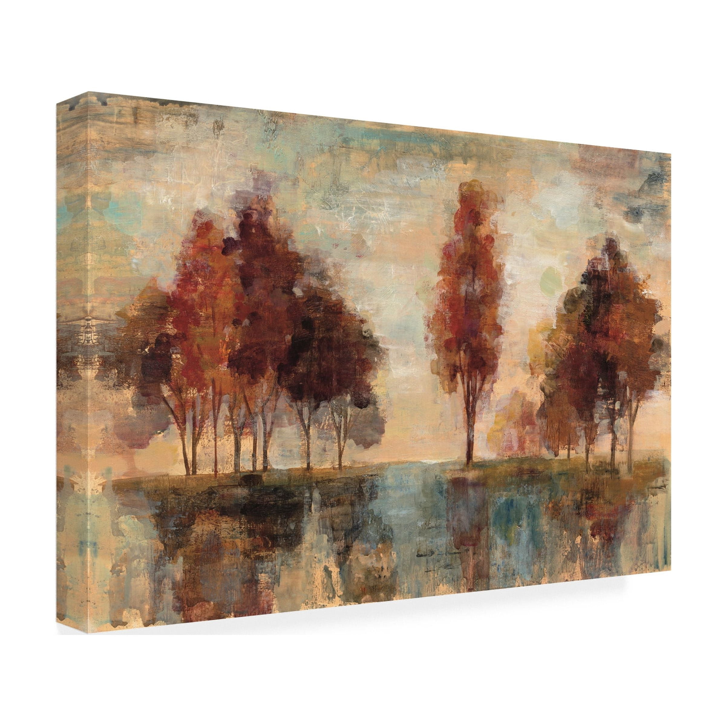 Trademark Fine Art 'Field and Forest' Canvas Art by Silvia Vassileva