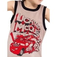 thumbnail image 3 of Pixar Cars Toddler Boys Athletic Graphic Tank Top and Matching Shorts Set, 2-Piece, Sizes 12M-5T, 3 of 7