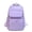 #A01-Light Purple, variant on Travel Backpack Large Capacity Student Bookbag Casual Daypack with Multiple Compartments Front Pockets Side Pockets