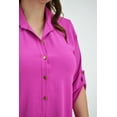 thumbnail image 4 of Maxiblusa asimétrica Roman Fashion /Tallas Extras, 1060 (Fiusha) fucsia 38 Roman Fashion BL-ST-1060-FIUSHA, 4 of 7