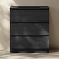 thumbnail image 3 of Liberte 30" Freestanding Bathroom Vanity in Black Oak with Black 3-Hole Widespread Sink Top, 3 of 6