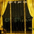 thumbnail image 4 of Jozram Curtain Lights, Fairy Lights Plug In with Remote, Waterproof 600 LED 19.6ft x 9.8ft, 4 of 9