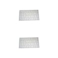 thumbnail image 2 of Wosthever Suministros de moldes para fondant, 26 letras en inglés, molde en relieve, herramientas de decoración de pasteles, número de Transparente 2piezas, 2 of 6