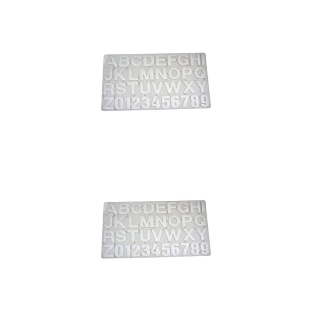Kearding Suministros de moldes para fondant, accesorios, molde en relieve encantador, herramientas de decoración de pasteles, artesanía, Transparente 2piezas