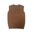 thumbnail image 5 of XRoczxe Kids V‑Neck Knit Vest, Unisex Boys Girls Solid‑Color Sleeveless Sweater Vest, Preppy School Casual Layering Tank Top, 5 of 8