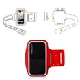 thumbnail image 6 of Running Phone Armband, Breathable Sports Armband Holder for 6.2 Inch Smartphones, Adjustable Fitness Armband for Gym Workout, 6 of 9