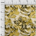 thumbnail image 2 of oneOone Polyester Spandex Yellow Fabric Floral Watercolor Sewing Craft Projects Fabric Prints By Yard 56 Inch Wide, 2 of 4
