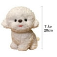 thumbnail image 3 of KOYPTL 7.8 inch Realistic Dog Stuffed Animal Toy Gift for Toddlers 2 3 4 5 6 Years Old,Dog Lovers Hugging Pillow Puppy Toy Gift for Kids Adults Christmas Birthday Pretend Play White, 3 of 6