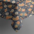 thumbnail image 5 of Pioneer Flower Floral Print Pattern Square Tablecloth, Waterproof Wipeable Spillproof Washable Table Cover for Home Kitchen Party and Daily Decor 52"x52", 5 of 6