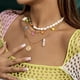 thumbnail image 4 of Collares en capas vintage Collar de cadena en capas con cadena de extensión Collar, 4 of 9