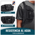 thumbnail image 2 of Cangurera Bloosom  Táctica Militar Impermeable Riñonera Deportiva Negro, 2 of 5
